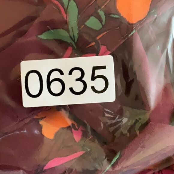 Donna Morgan Women's Bordeaux Electric Pink Multi Floral HighLow Dress size 12 - Picture 16 of 16